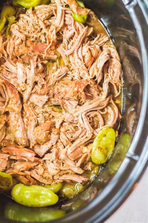 Slow Cooker Mississippi Pork Roast Dish N The Kitchen