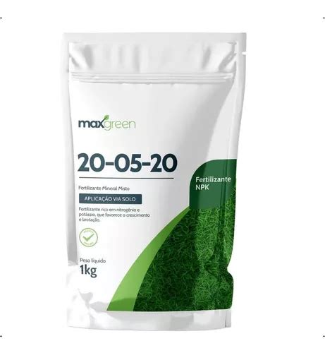 Adubo Forth Maxgreen 20 05 20 1kg Fertilizante P Jardinagem