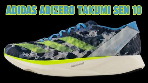 Adidas Adizero Takumi Sen Runningshoes Running Youtube