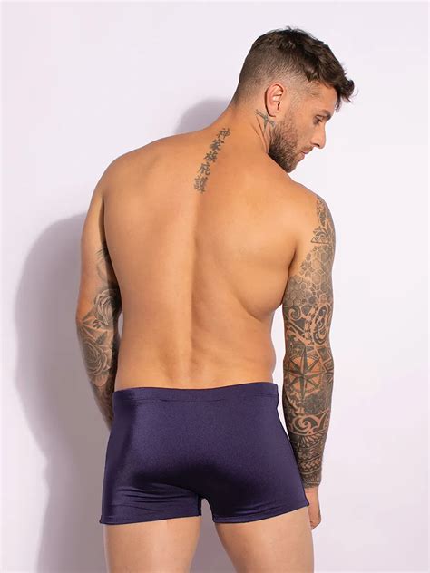 Sunga Boxer Masculina Lisa Cordão Moda Praia Verão Loja Sigh