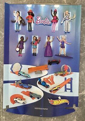 McDonalds Barbie Hot Wheels Display Set Complete EBay