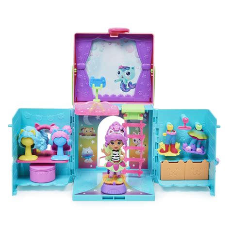 Gabby S Dollhouse Coffret De Jeu Transportable Dressing Arc En Ciel