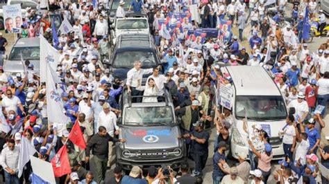 Elecciones Municipales Luis Abinader Encabeza Caravanas En Barahona