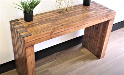 Diy Plans For Console Table Brokeasshome