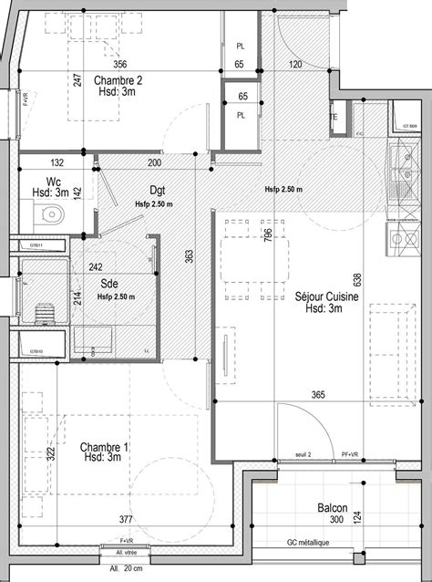 Plan Appartement T De M Neuf R Sidence Les Balcons De