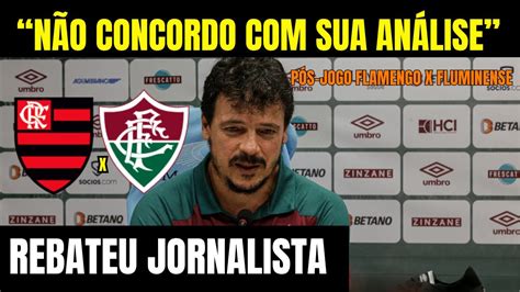 Fernando Diniz Rebate Jornalista Discordo Sua An Lise Coletiva