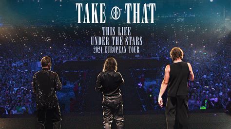 Take That Vip Tickets European Tour 2024