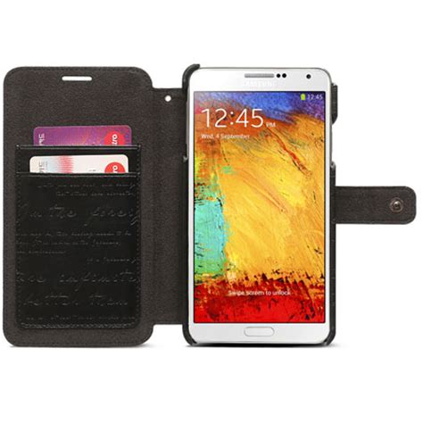 Zenus Masstige Lettering Diary Case For Samsung Galaxy Note 3 Black