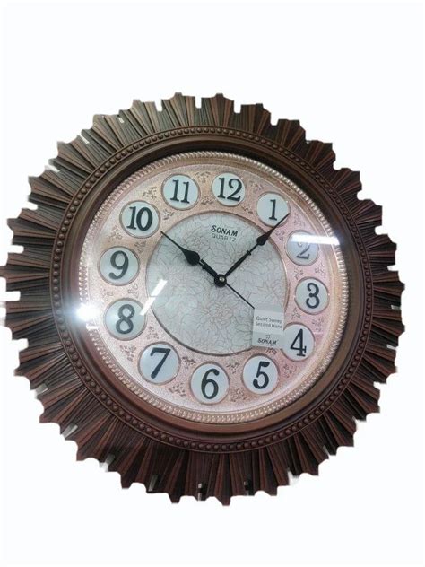 Sonam Quartz Round Wall Clock Size 14 Inchd At Rs 1095piece In