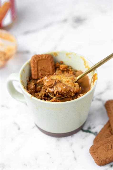 The Best Biscoff Mug Cake Baking Ginger