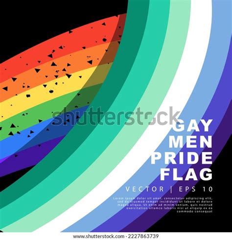 Lgbt Flag Gay Men Pride Flag Stock Vector Royalty Free 2227863739