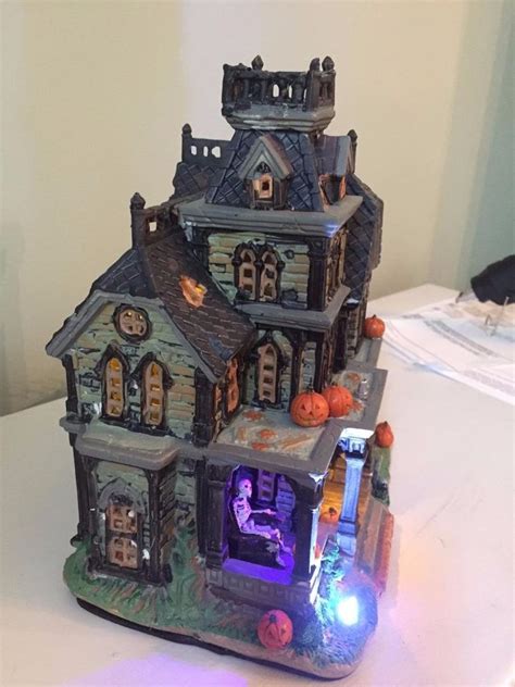 Lemax Spooky Town Halloween Mint Rare Retired Dreadful Manor