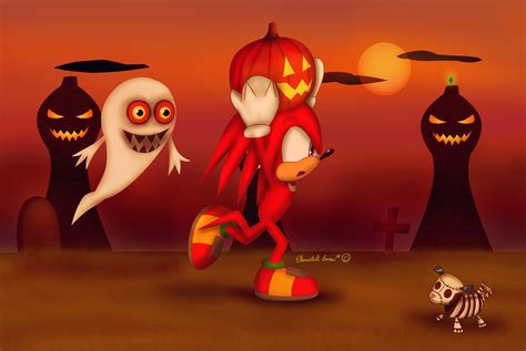 Pumpkin Hill Knuckles! | Artwork, Deviantart, Pumpkin