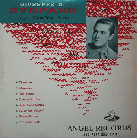 Giuseppe Di Stefano Sings Neapolitan Songs Vinyl Records LP CD On