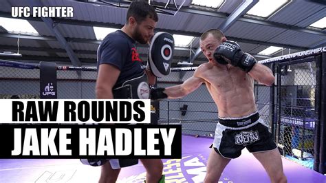 Raw Rounds Jake Hadley UFC Fighter Muay Thai Pad Work Siam Boxing