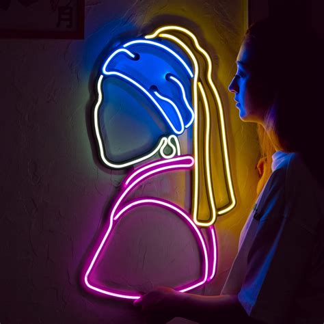 Meisje Neon Wall Art Neon Wall Decor Neon Wall Sign Home Decor Led Light Neon Signart