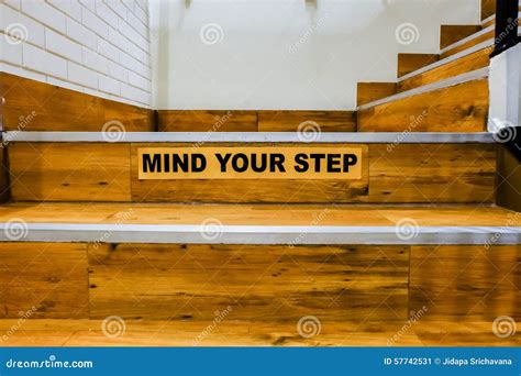 Mind Your Step Stock Photo - Image: 57742531