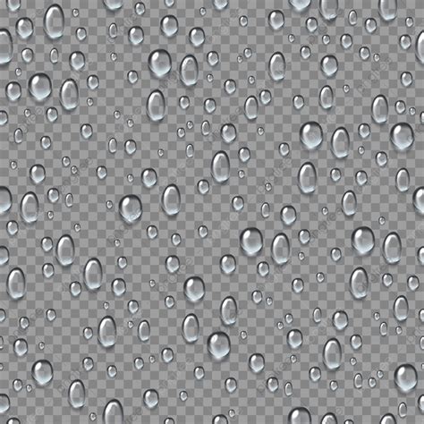 Water Drop Pattern Vector Hd Images Water Drops Seamless Pattern