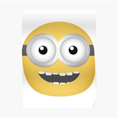 Minion Icon Poster For Sale By Joanna Asia Redbubble