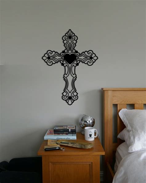 Christian Cross Wall Art Metal Wall Decor 3D Faith Gift - Etsy