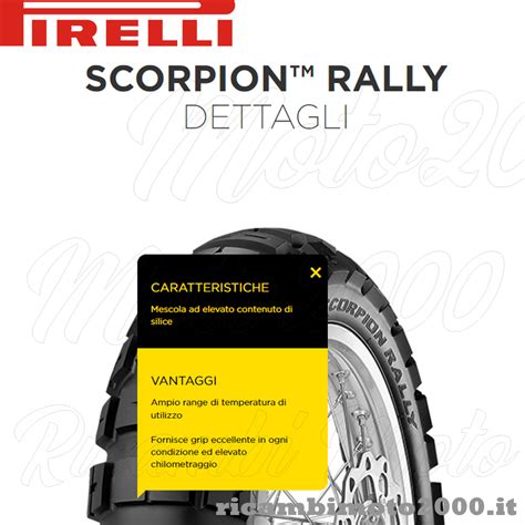 Pneumatici Coppia Copertoni Pneumatici Pirelli Scorpion Rally 160 60