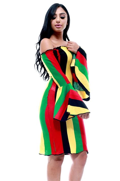 Womens Rasta Clothing Rastafarian Reggae 5d Fifth Degree Jamaican Dress Rasta Dress