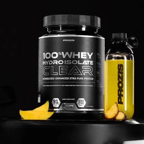 100 Whey Hydro Isolate Clear 700 G Desenvolvimento Muscular Prozis