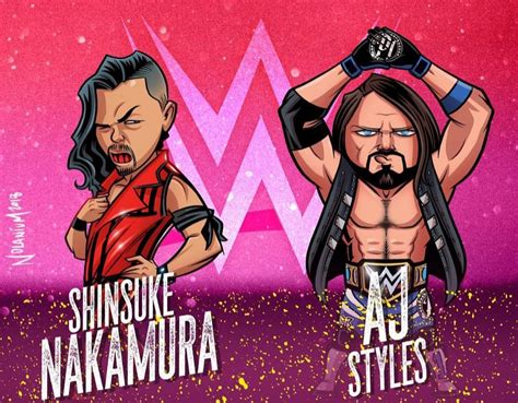 Shinsuke Nakamura Vs AJ Styles Pro Wrestler, Wrestling Superstars, Wwe ...