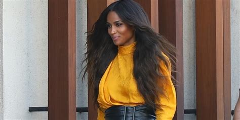 Ciara Shows Off Her Toned Legs While Heading To Nobu For Dinner Ciara