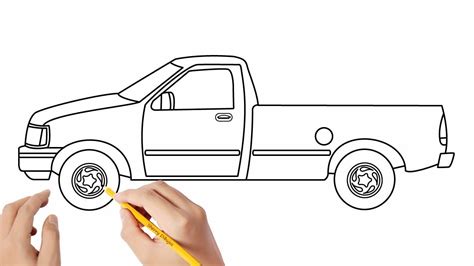 Cómo Dibujar Una Camioneta Dibujos Sencillos Youtube