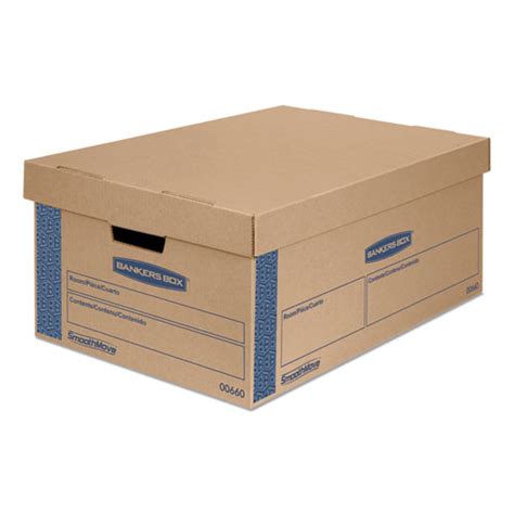 Smoothmove Prime Moving Storage Boxes Lift Off Lid Half Slotted