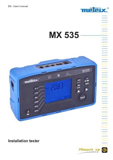 Petunjuk Mx535 Metrix 52 Halaman