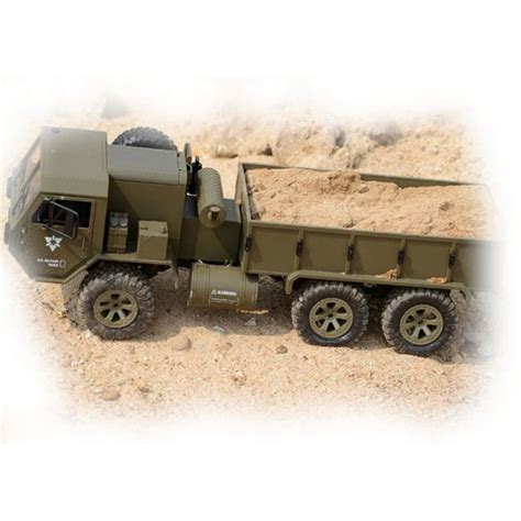 JJRC P801 Camion Radiocommandé Militaire 6x6 Tout Terrain 1 16