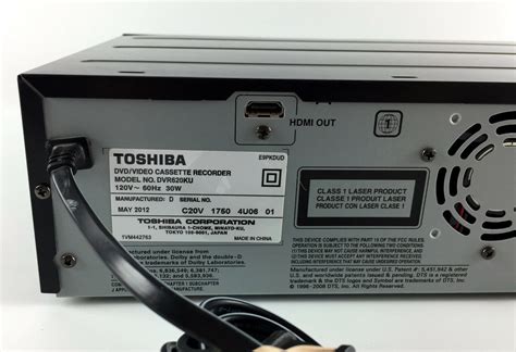 Toshiba Dvr620 Vcrdvd Recorder As Is For Parts Or Repair