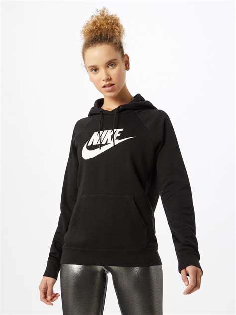 Nike Sportswear Kapuzenpullover Essential In Schwarz Weiß About You