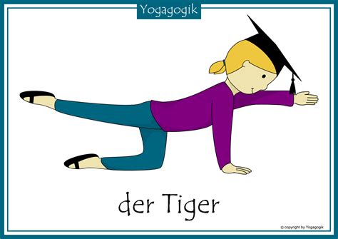 Kinderyoga Flashcards Tiger Yolanda Yoga Für Kinder Kinderyoga