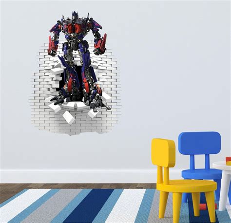 Transformers Wall Decal 79 X 60 Cm Wall Decals Wall Decals And