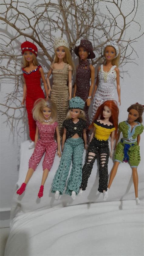 Pin De Helga Schumacher Em Barbie Crochet Croch Veloso