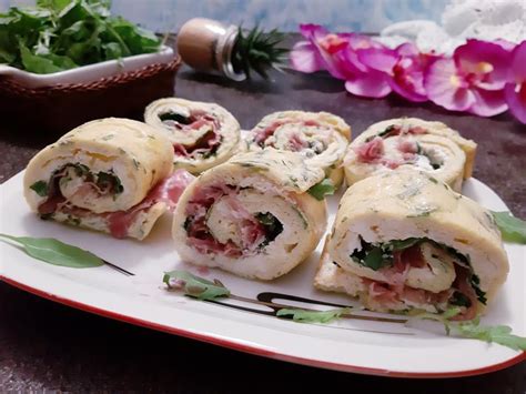 Rotolo Di Frittata Al Prosciutto E Rucola Un Esplosione Di Bont