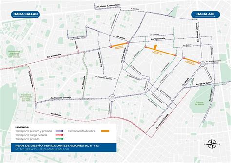 L Nea Del Metro De Lima Y Callao Anuncian Plan De Desv O Vehicular