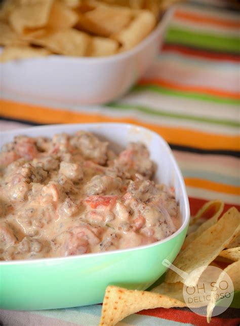 Jimmy Dean Sausage Dip Recipe With Rotel And Velveeta Simply Recipes