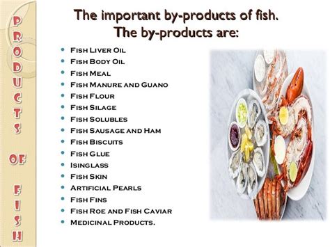 Products Of Fish