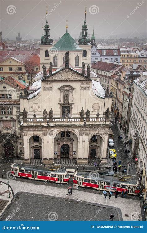 Prague, Czech Republic - the Saint Charles Bridge Editorial Stock Photo - Image of history ...