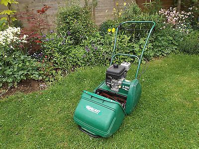 Qualcast Suffolk Punch 14s Petrol Cylinder Self Propelled Mower Kawaski