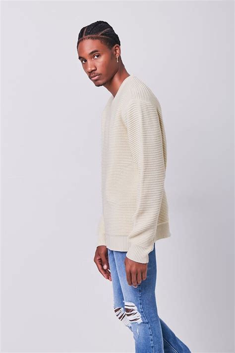 Ribbed Crew Neck Sweater