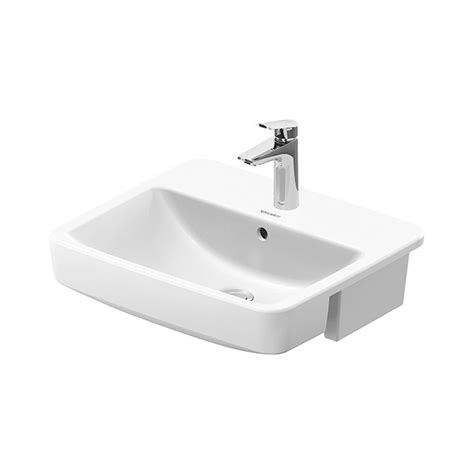 Duravit 03765500002 No 1 Lavabo Semincasso L 55 Cm Monoforo Con