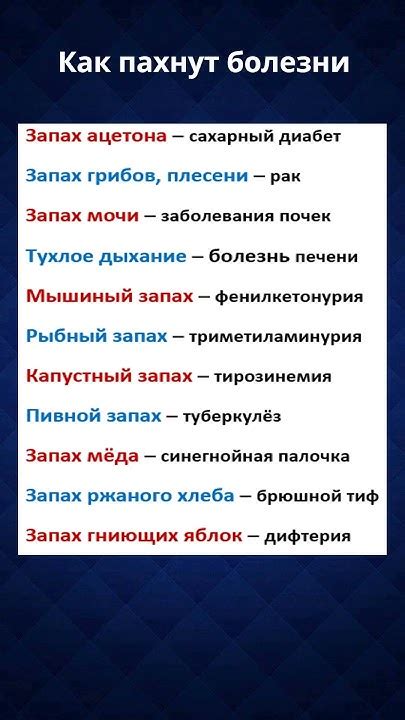 Как пахнут болезни? Не игнорируйте эти запахи! - YouTube