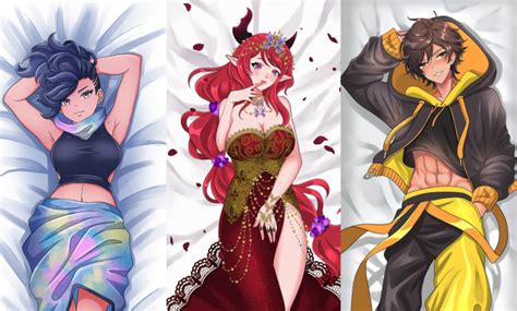 Draw Dakimakura Body Pillow In Anime Style By Yakuzaztudio Fiverr