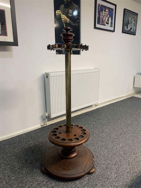 Thurston And Co. LTD Edwardian Cue Stand - Revolving Circular Spring