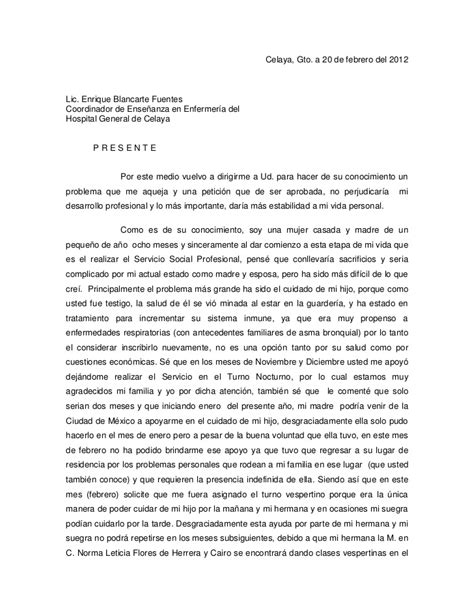 25 Modelo Carta Solicitud Cambio De Turno Cartadesolicitud2021